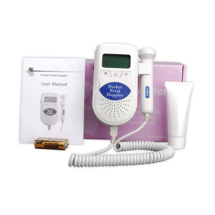 JPD-100S6 I LCD Ultrasonic Scanning Pregnant Women Fetal Stethoscope Monitoring Monitor / Fetus-voice Meter, Complies with IEC60601-1:2006, JPD-100S6  (Blue), JPD-100S6 (Pink)