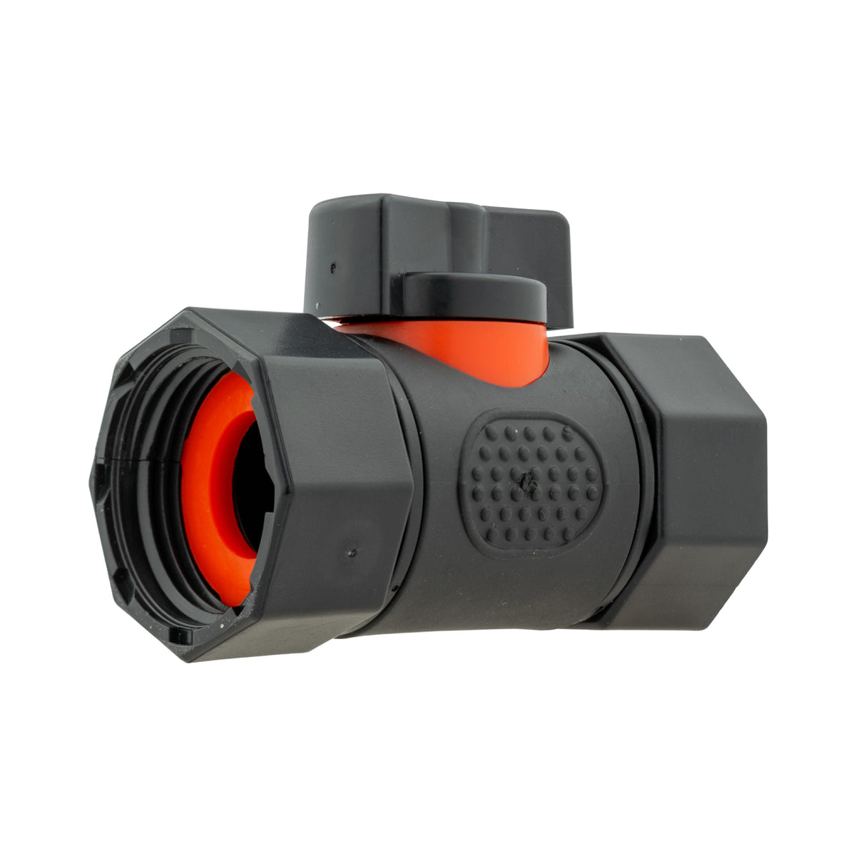 IBC 2” S60X6 Cap with In-Line BSPF Valve and ¾” BSPM Female Hose Connector Blue