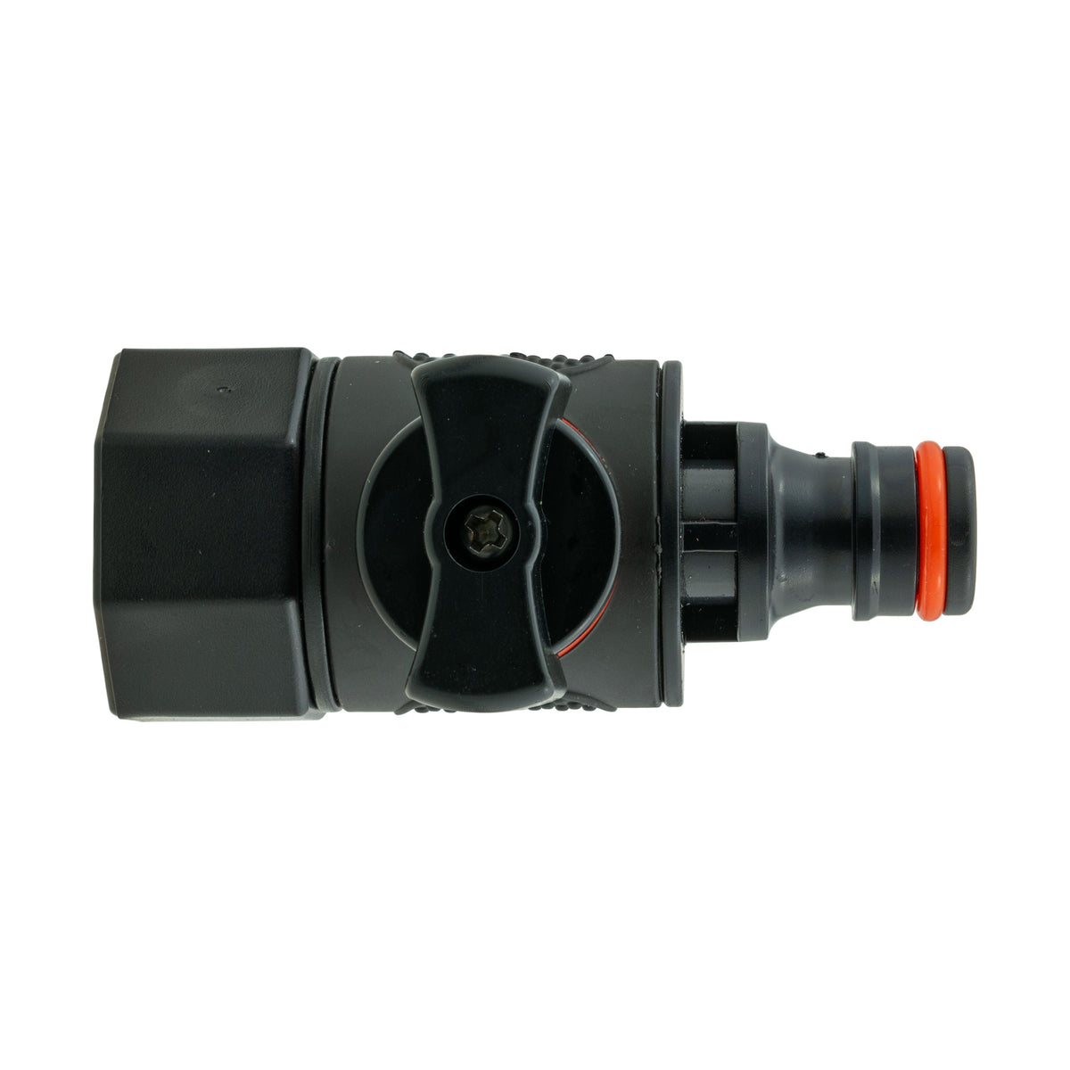 IBC 2” S60X6 Cap with BSPF Thread-Quick Connect Male Valve and Hose Connector Zinc