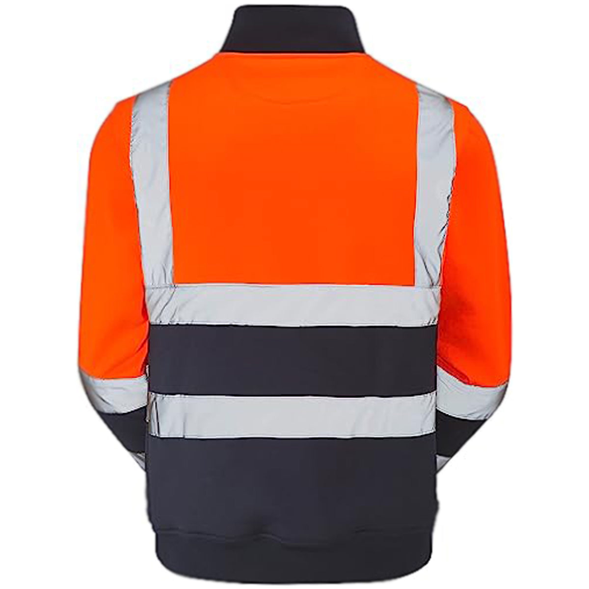 Mens Hi Vis Half Zip Neck Sweatshirt