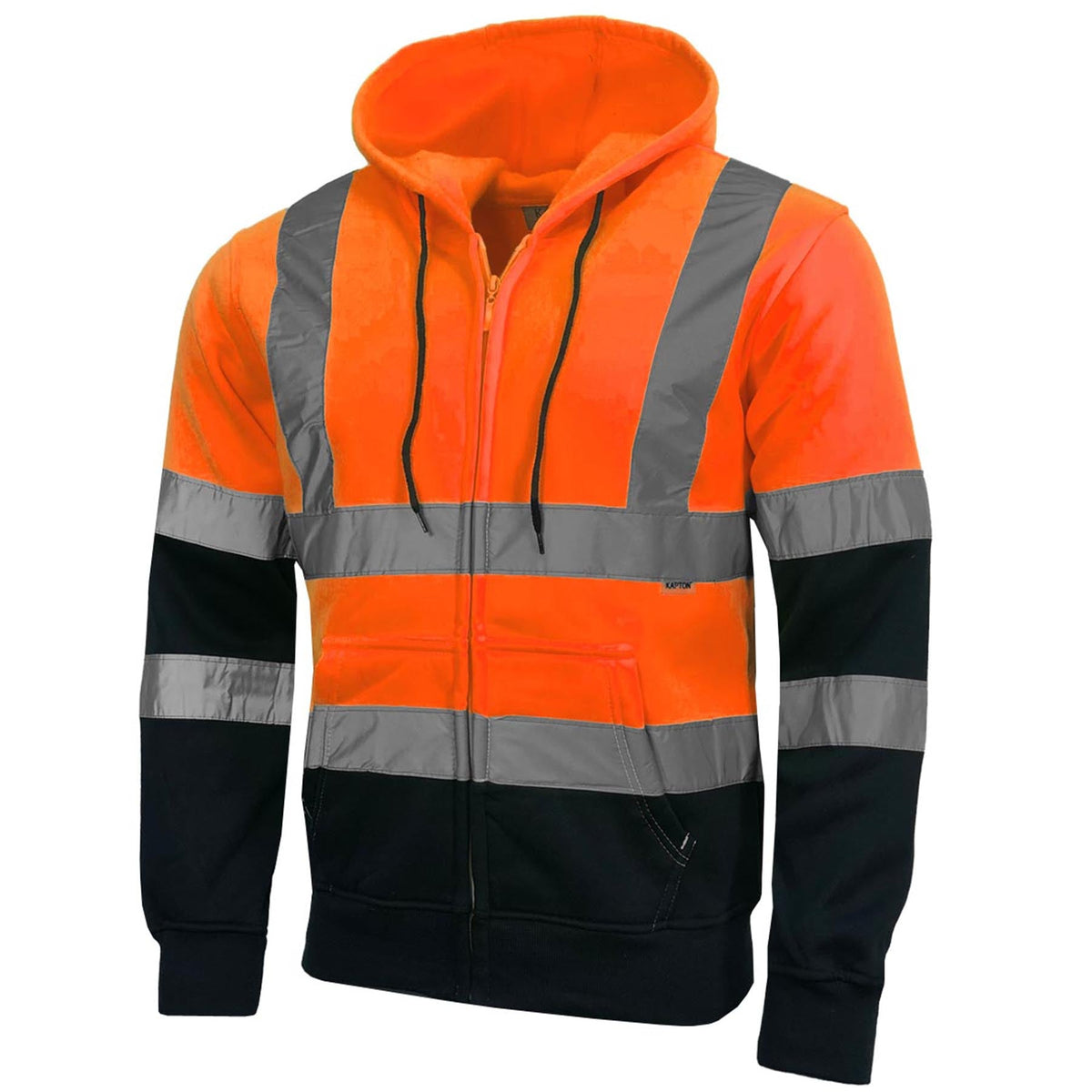 Adults Hi Visibility Safety Security Zip Hoodie