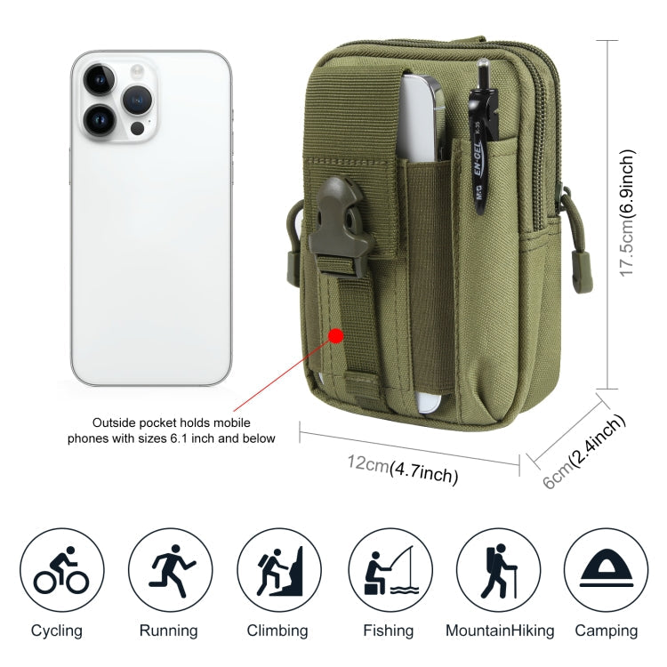 HAWEEL Hiking Belt Waist Bag Outdoor Sport Motorcycle Bag 7.0 inch Phone Pouch