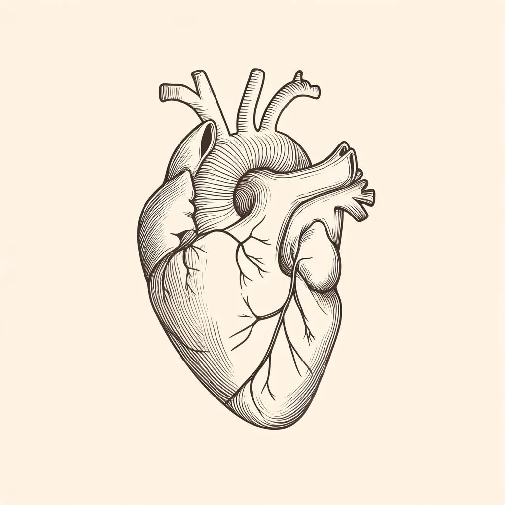 Heart Anatomy Canvas