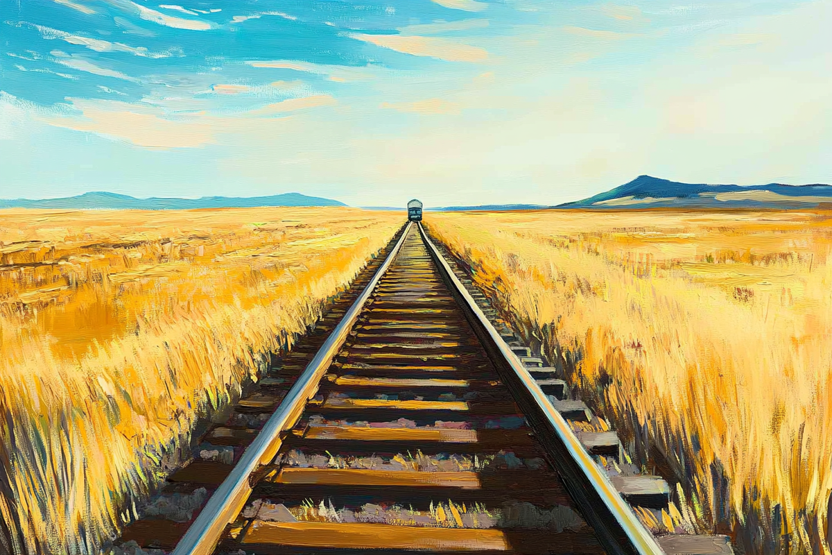 Heatwave Railway Canvas
