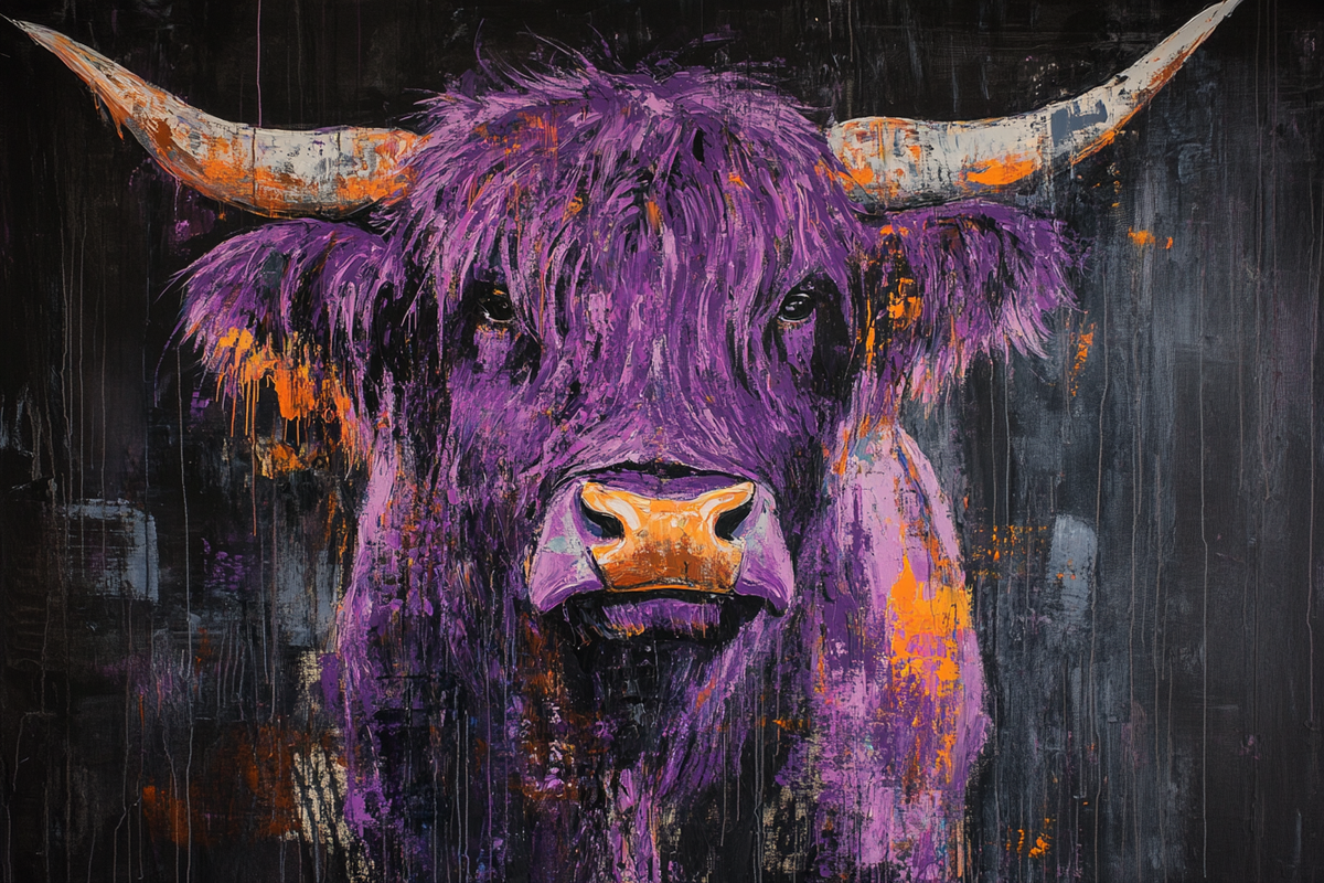 Highland Cow Majesty Blanket