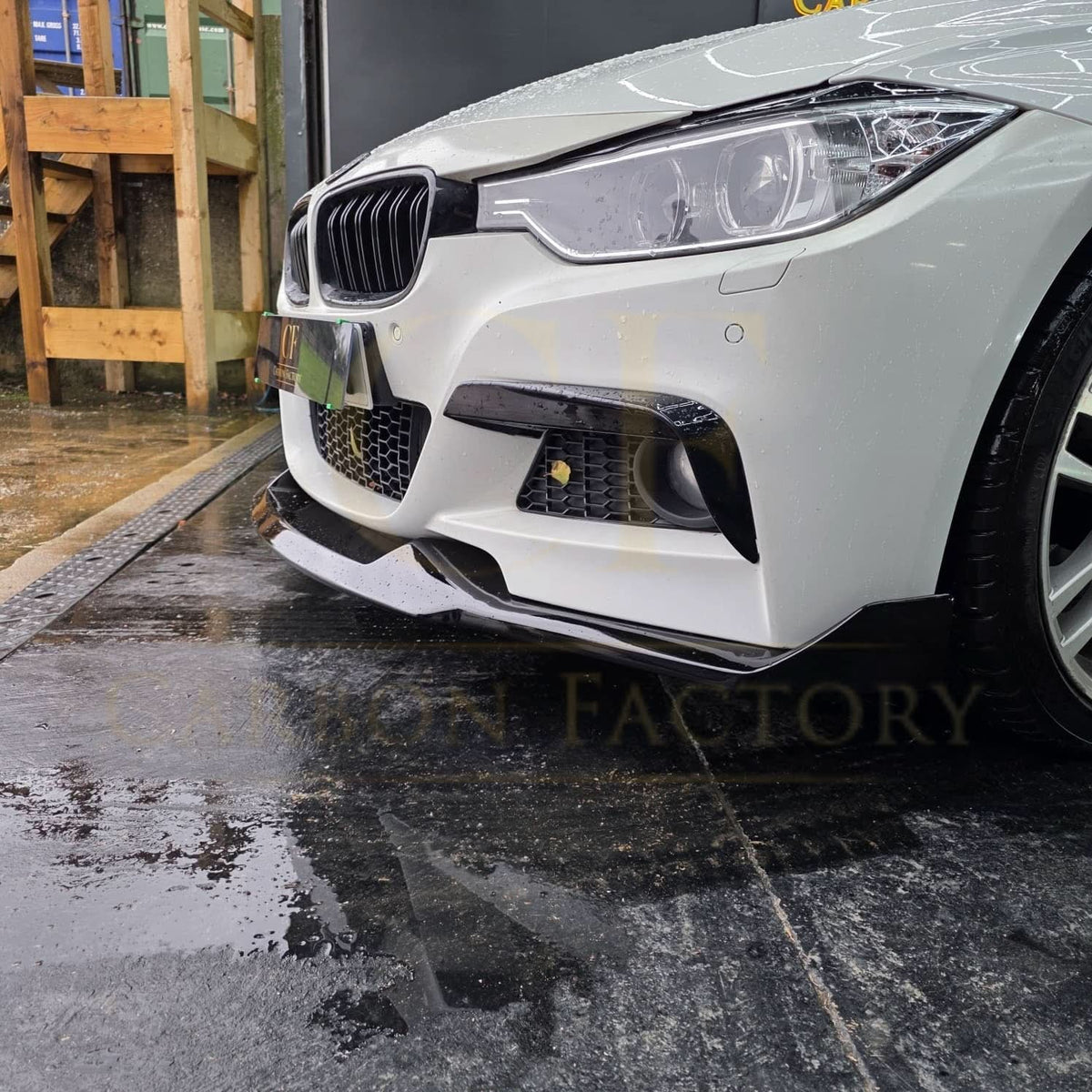 MAD Style Carbon Fibre Front Splitter for BMW F30 F31 3 Series M Sport 12-19