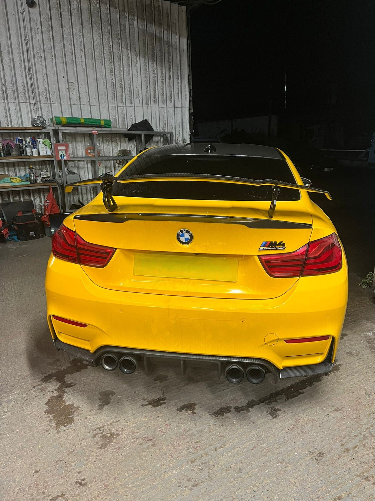 GTS V Style Carbon Fibre Boot Spoiler for BMW F80 M3 F82 F83 M4 14-20