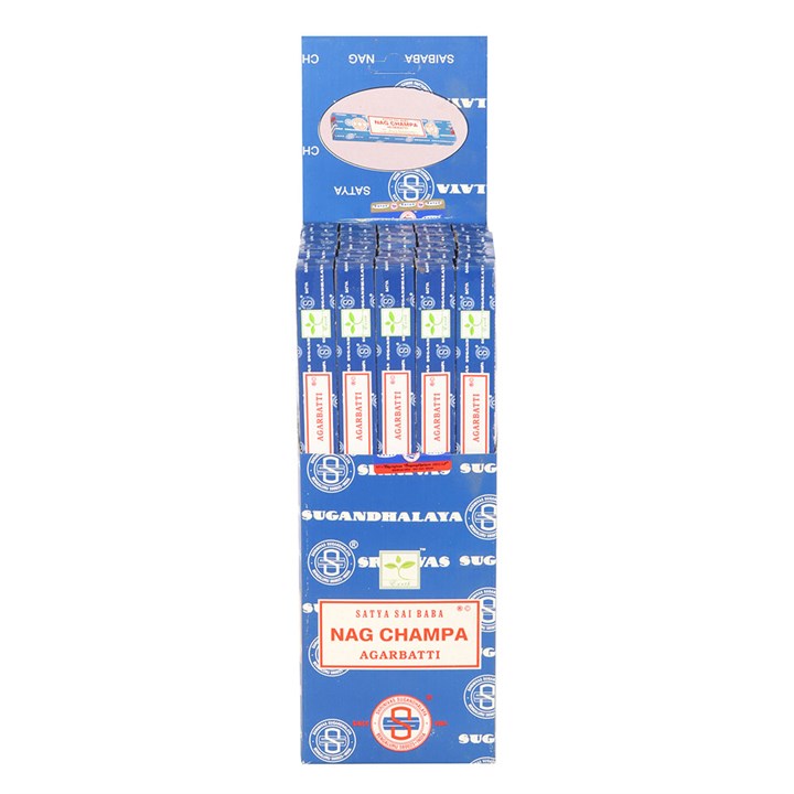 25 Packs of 10g Nag Champa Natural Incense by Satya