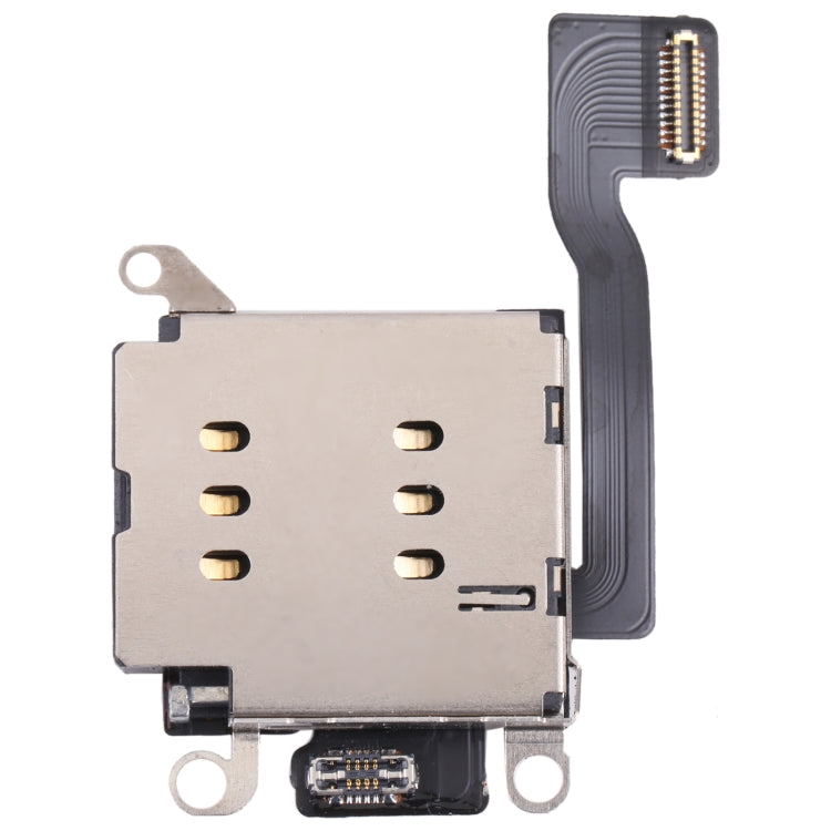 Double SIM Card Reader Socket with Flex Cable for iPhone 13, For iPhone 13 (Double SIM)