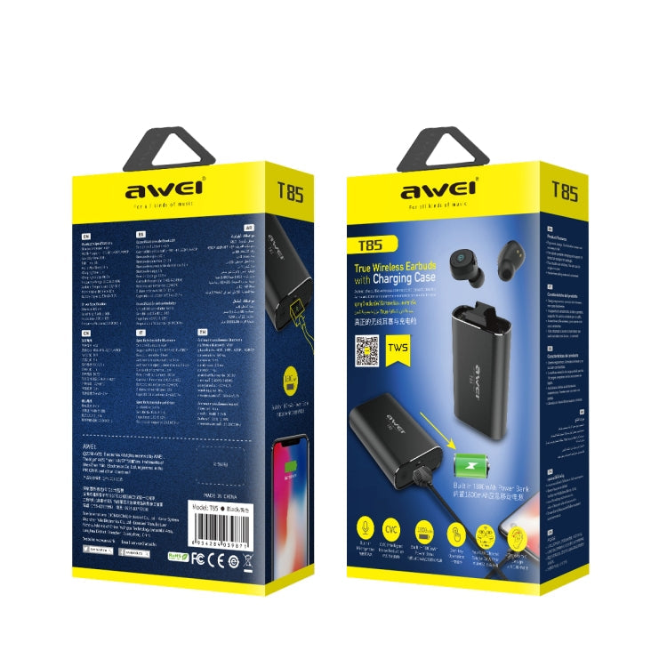 awei T85 Binaural wireless Bluetooth Headset