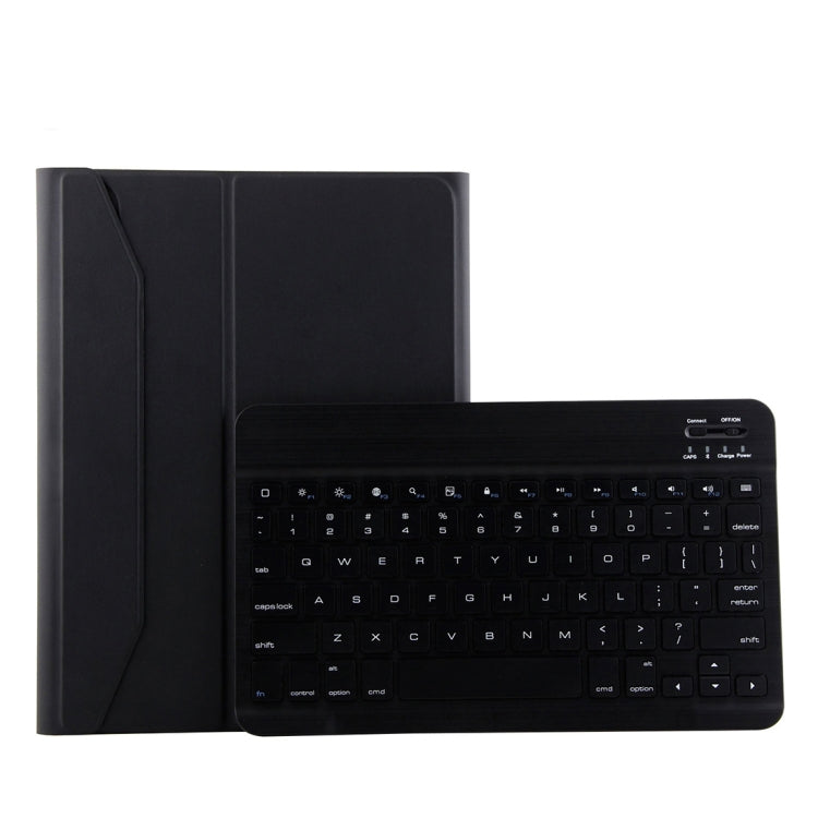 1130B Detachable Bluetooth 3.0 ABS Brushed Texture Keyboard + Lambskin Texture Leather Tablet Case for iPad Pro 11 inch (2018), with Three-gear Adjustment / Magnetic / Sleep Function, 1130B