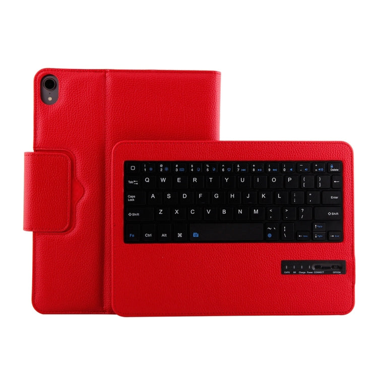 IP011 Detachable Bluetooth 3.0 ABS Keyboard + Litchi Texture Leather Tablet Case for iPad Pro 11 inch (2018), with Sleep Function, IP011