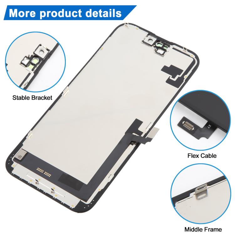 For iPhone 16 Plus HD+ incell Screen with Digitizer Full Assembly, For iPhone 16 Plus(HD+ incell)