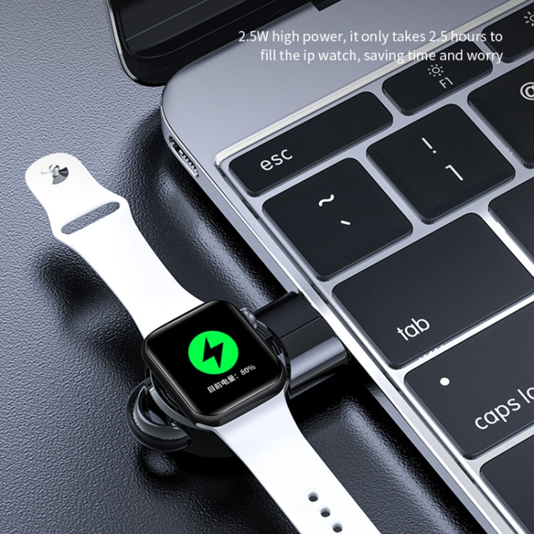 K02 Universal Portable Magnetic Wireless Charger for Apple Watch Series 6 / 5 / SE / 4 / 3 / 2 / 1