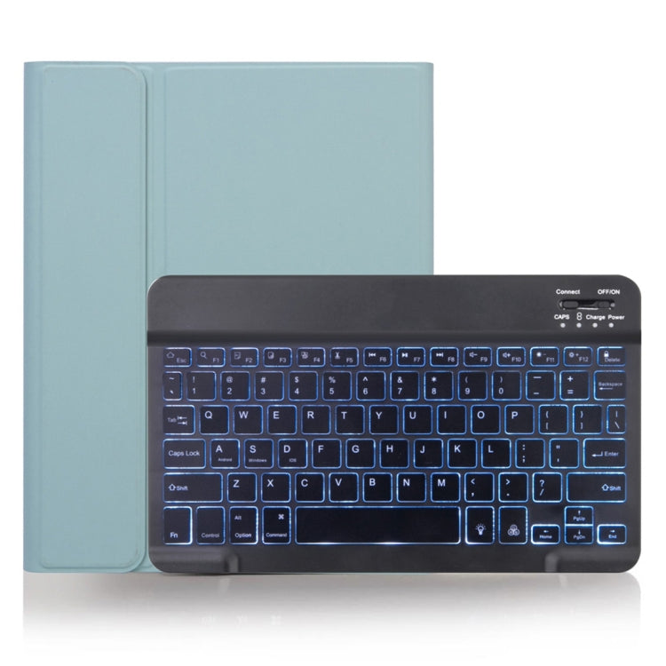 X-11BS Skin Plain Texture Detachable Bluetooth Keyboard Tablet Case for iPad Pro 11 inch 2020 / 2018, with Pen Slot & Backlight, Black Keyboard
