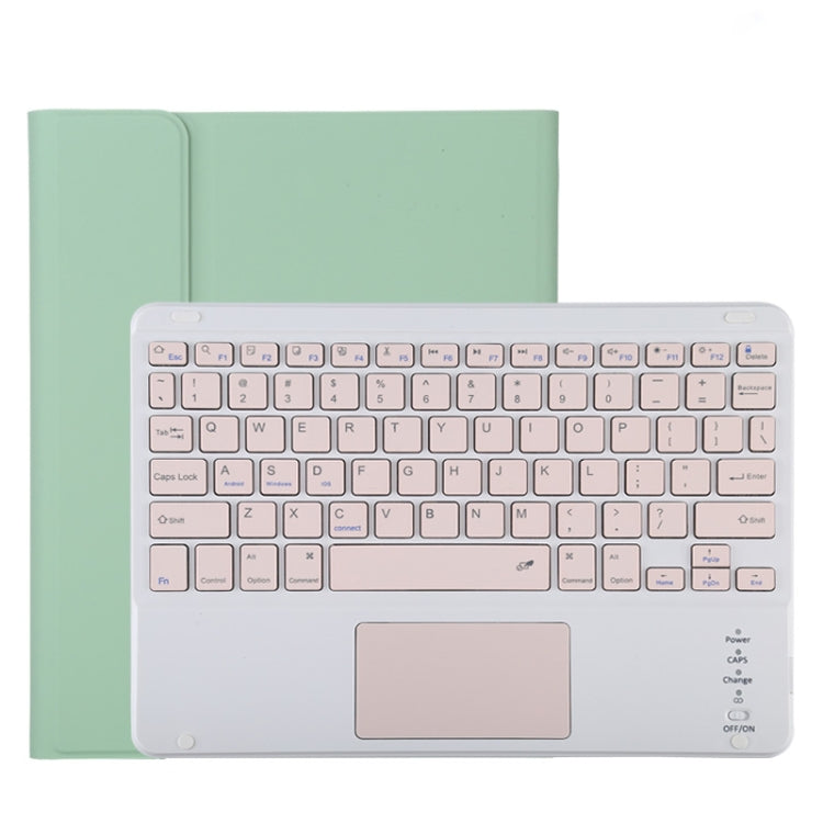 TG11BC Detachable Bluetooth Pink Keyboard Microfiber Leather Tablet Case for iPad Pro 11 inch (2020), with Touchpad & Pen Slot & Holder, Pink Keyboard