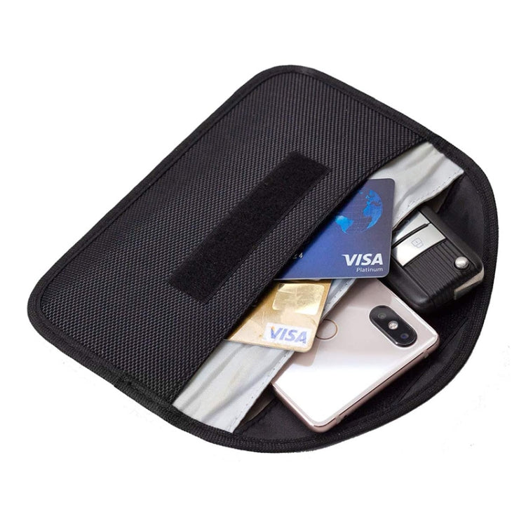Universal Signal Blocking Oxford Cloth Phone Pouch, 20 x 10cm, For Phones Below 5.8 inch