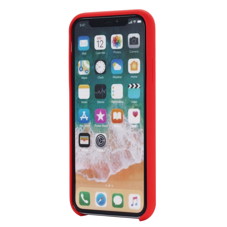 For iPhone XR Four Corners Full Coverage Liquid Silicone Case, XR, For XR