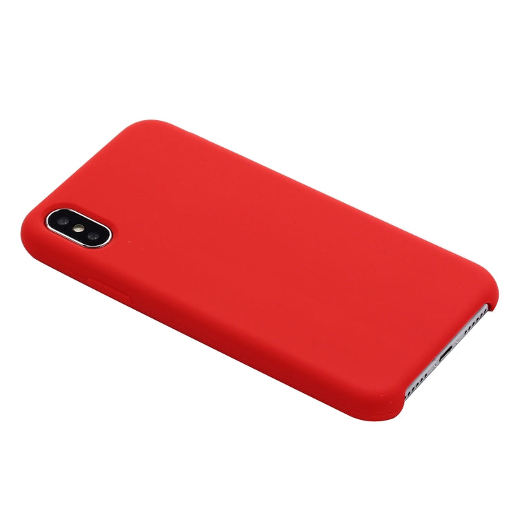 For iPhone XR Four Corners Full Coverage Liquid Silicone Case, XR, For XR