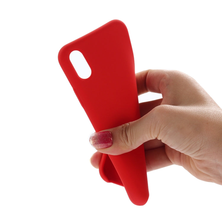 For iPhone XR Four Corners Full Coverage Liquid Silicone Case, XR, For XR