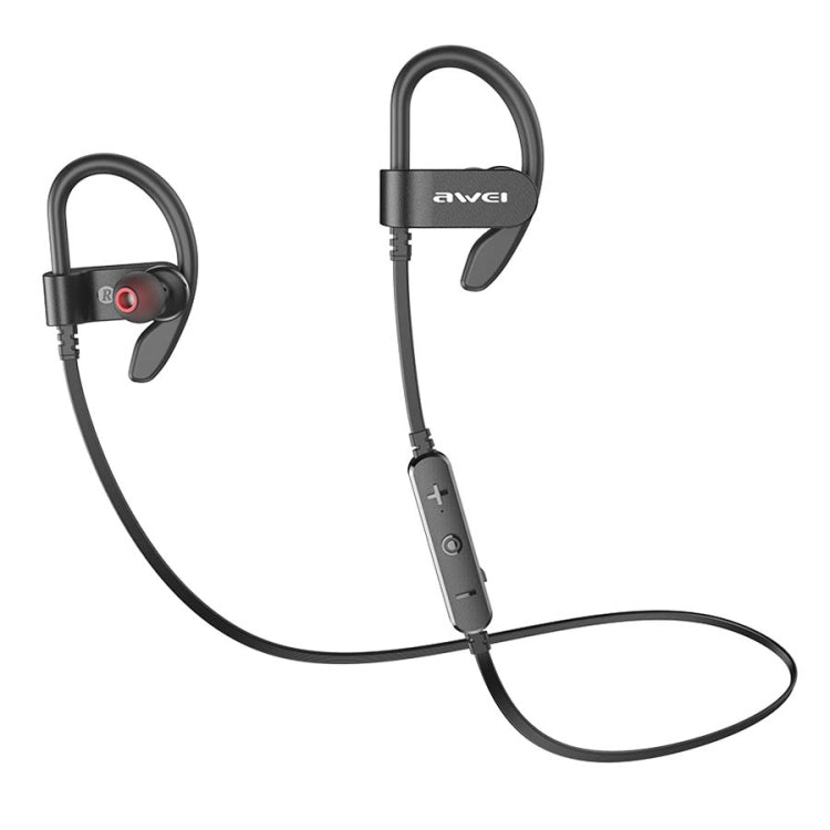 awei WT50 IPX4 Waterproof Ear-mounted Wireless Bluetooth Earphone with Microphone, WT50