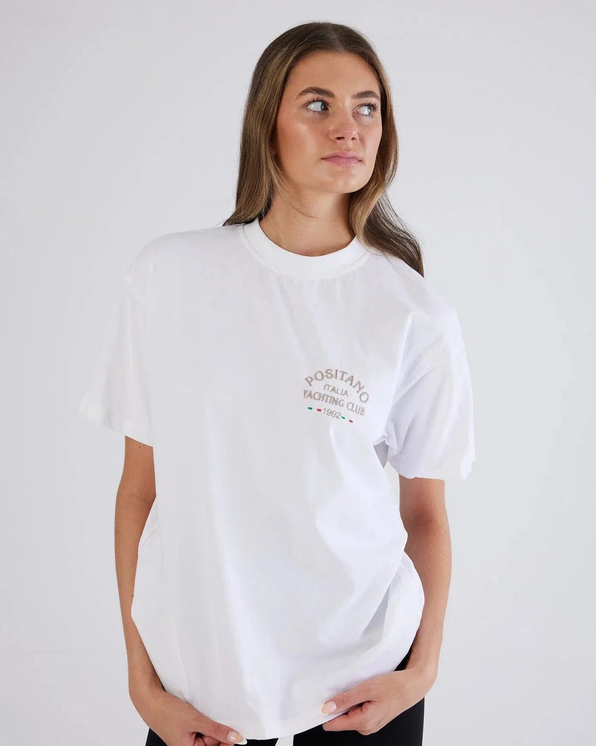 Positano Small Logo T-Shirt White