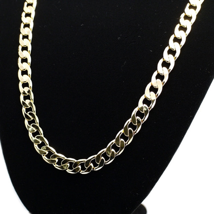 Europe and America Fashion Alloy Chain Hip Hop Simple Long Necklace, Width: 12mm, Length: 80cm