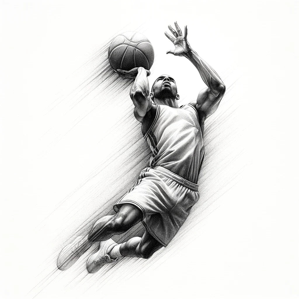 Jump Shot Elegance Canvas