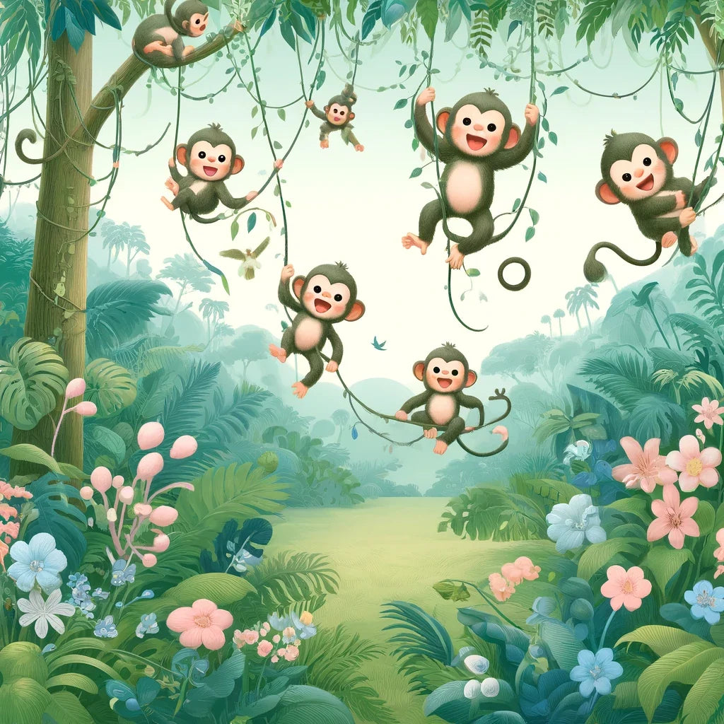 Jungle Monkeys Canvas
