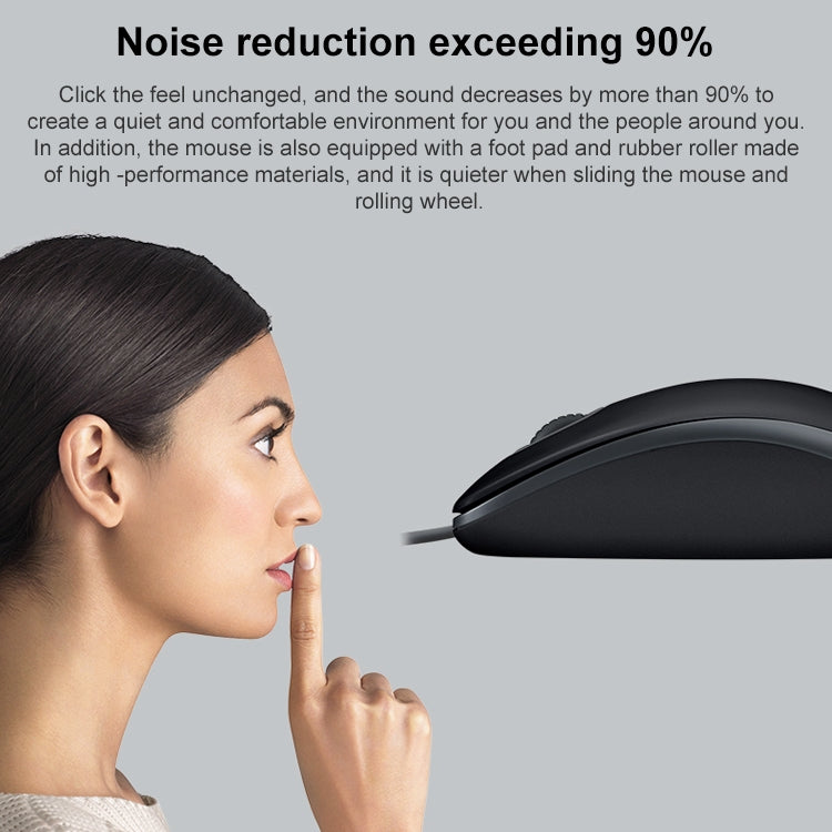 Logitech M110 1000DPI Wired Mouse USB Silent Mouse