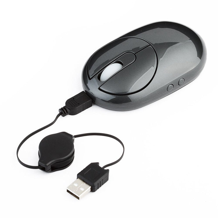 MZ-012 2.4G 1200 DPI Wireless Rechargeable Optical Mouse with 3 Ports USB HUB / Charging Dock