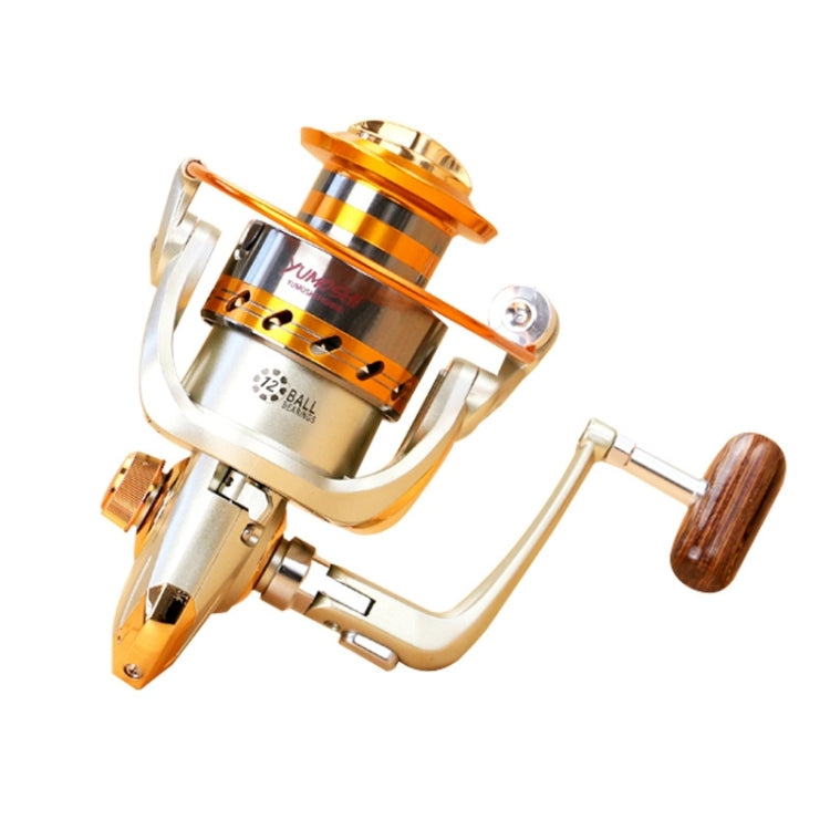 YUMOSHI  Ball Bearings Rocker Handle Wheel Seat Fishing Spinning Reel, EF1000, EF2000, EF3000, EF4000, EF5000, EF6000, EF7000, EF8000