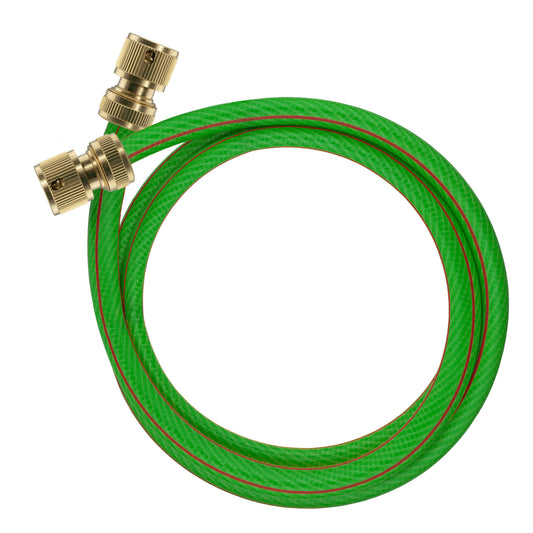 Premium Garden Hose Green with Brass Hose Connectors