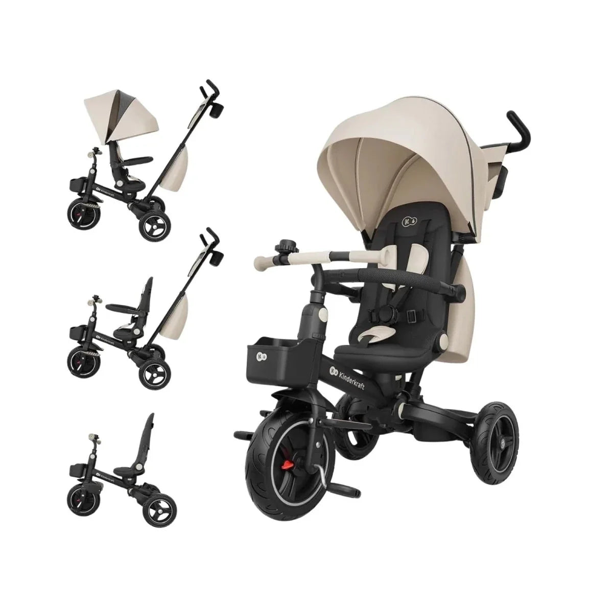 Kinderkraft Spinstep 2 Plus Tricycle - Beige