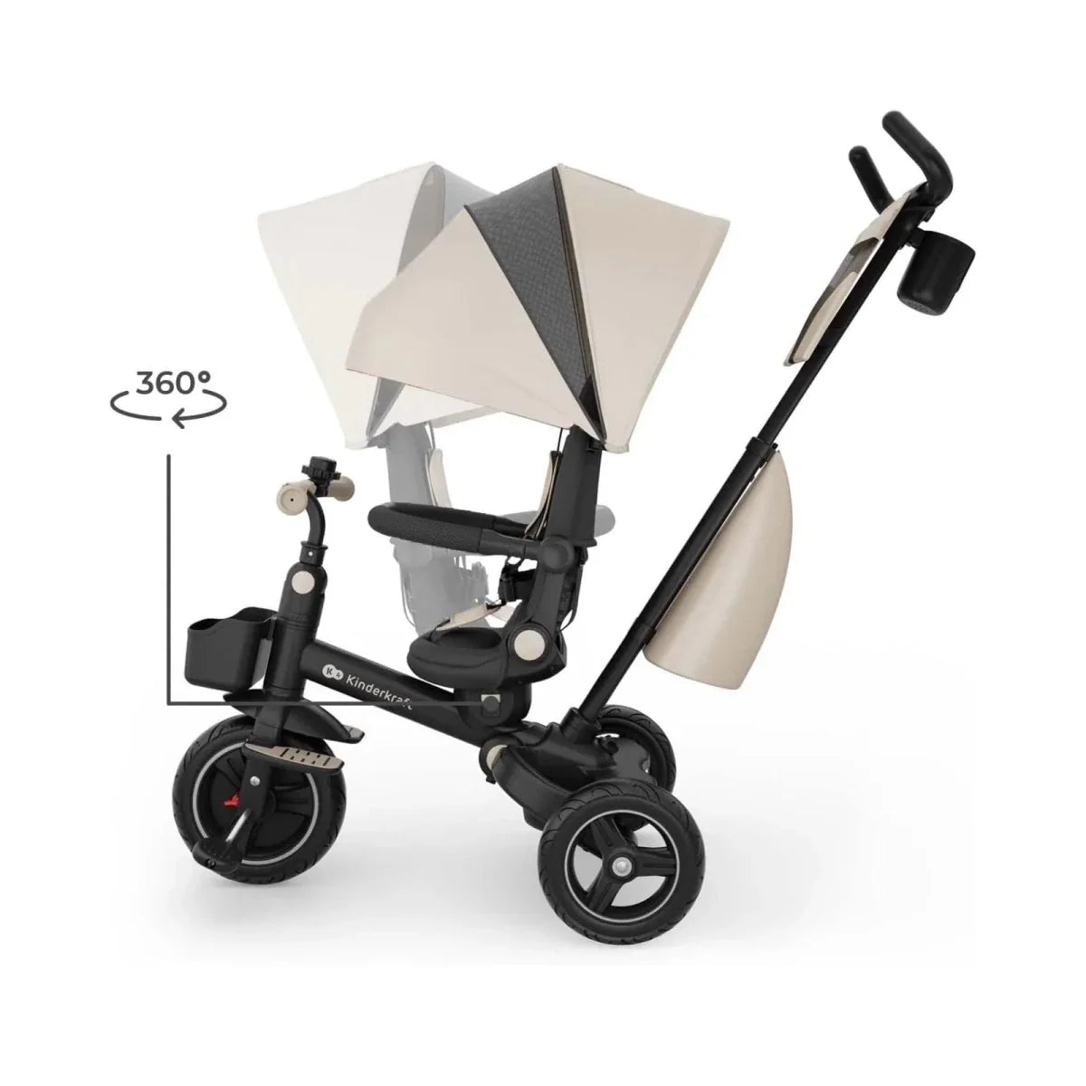 Kinderkraft Spinstep 2 Plus Tricycle - Beige