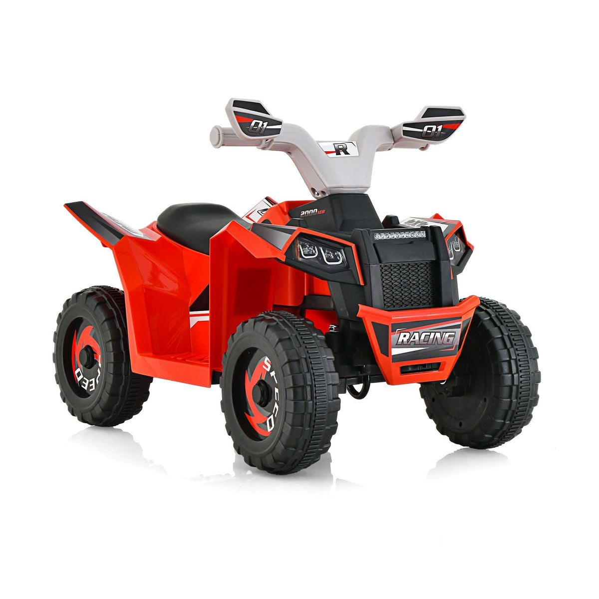 Kids Ride on ATV with Direction Control Large Seat-Blue