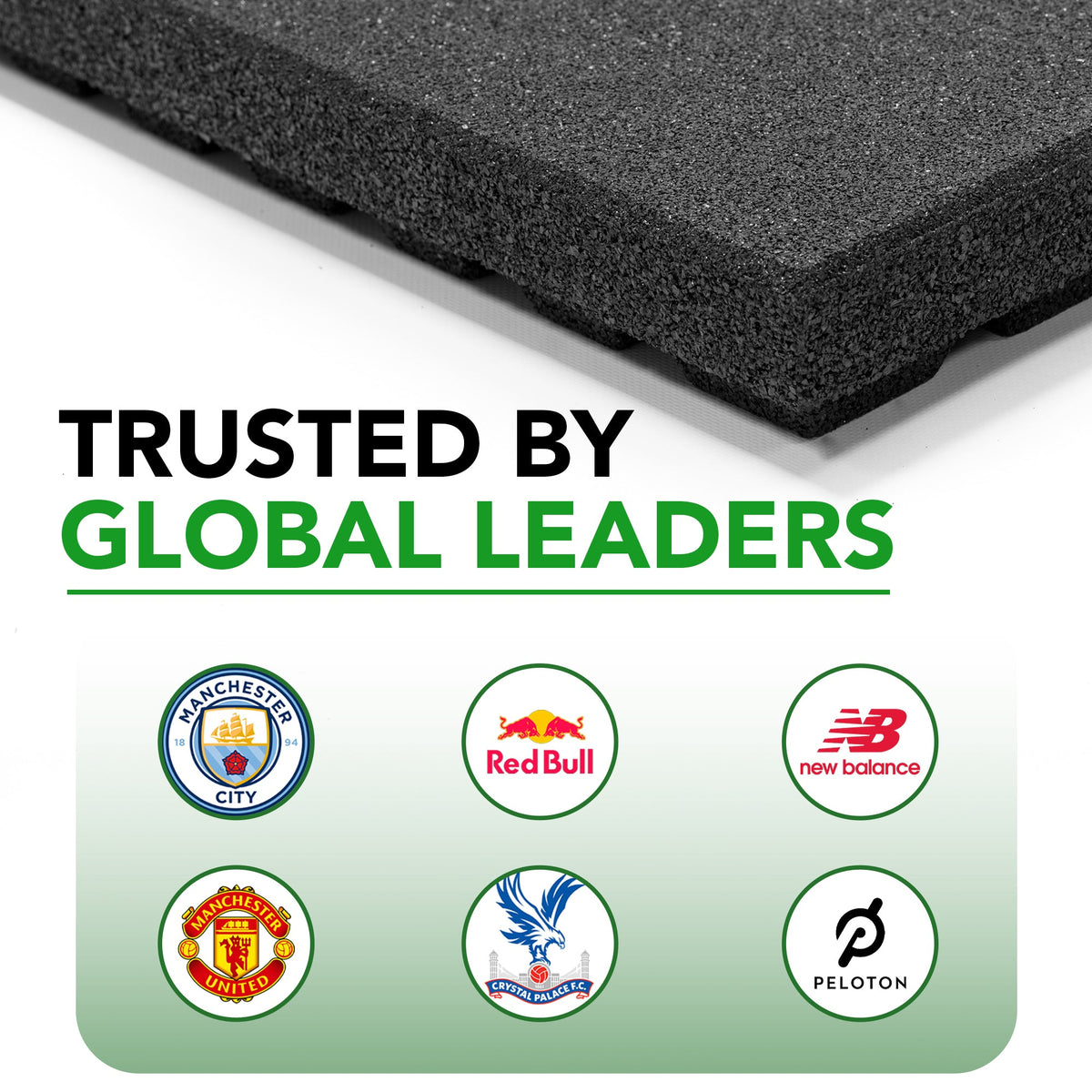 43mm Rubber Gym Flooring Tiles – Anti-Shock Heavy Duty Gym Floor Tiles – Sprung PRO