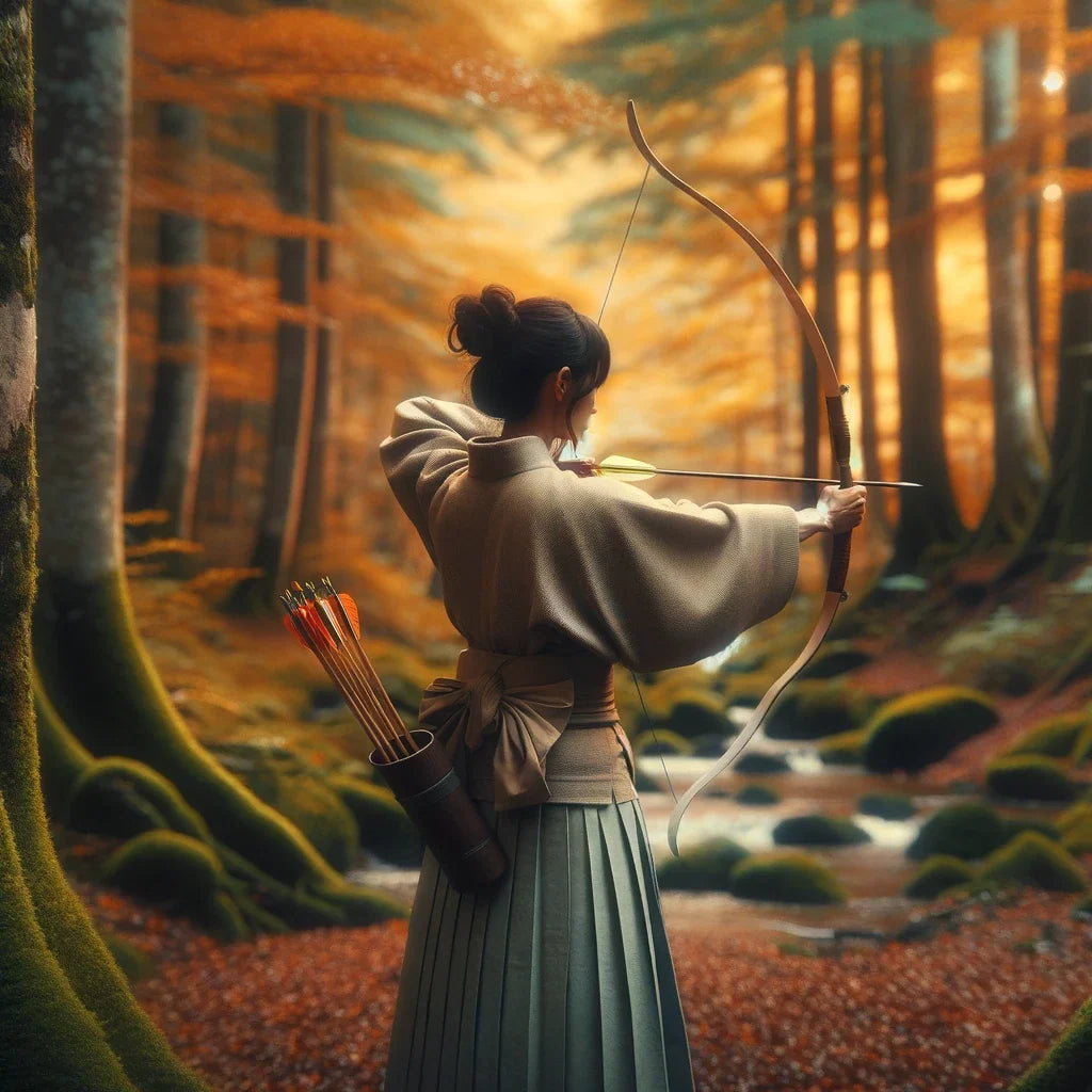 Kyudo Autumn Focus Canvas