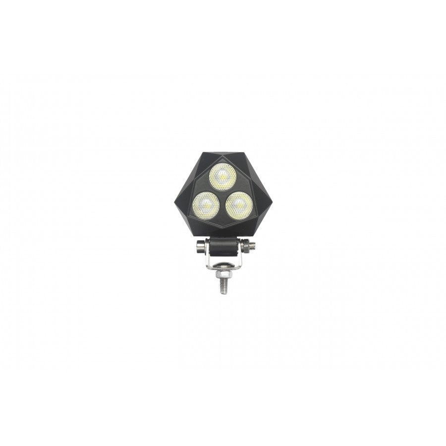 PRIZM™ 9W LED Mini Work Light – Compact Heavy Duty Flood Beam, 12/24V, ECE R10