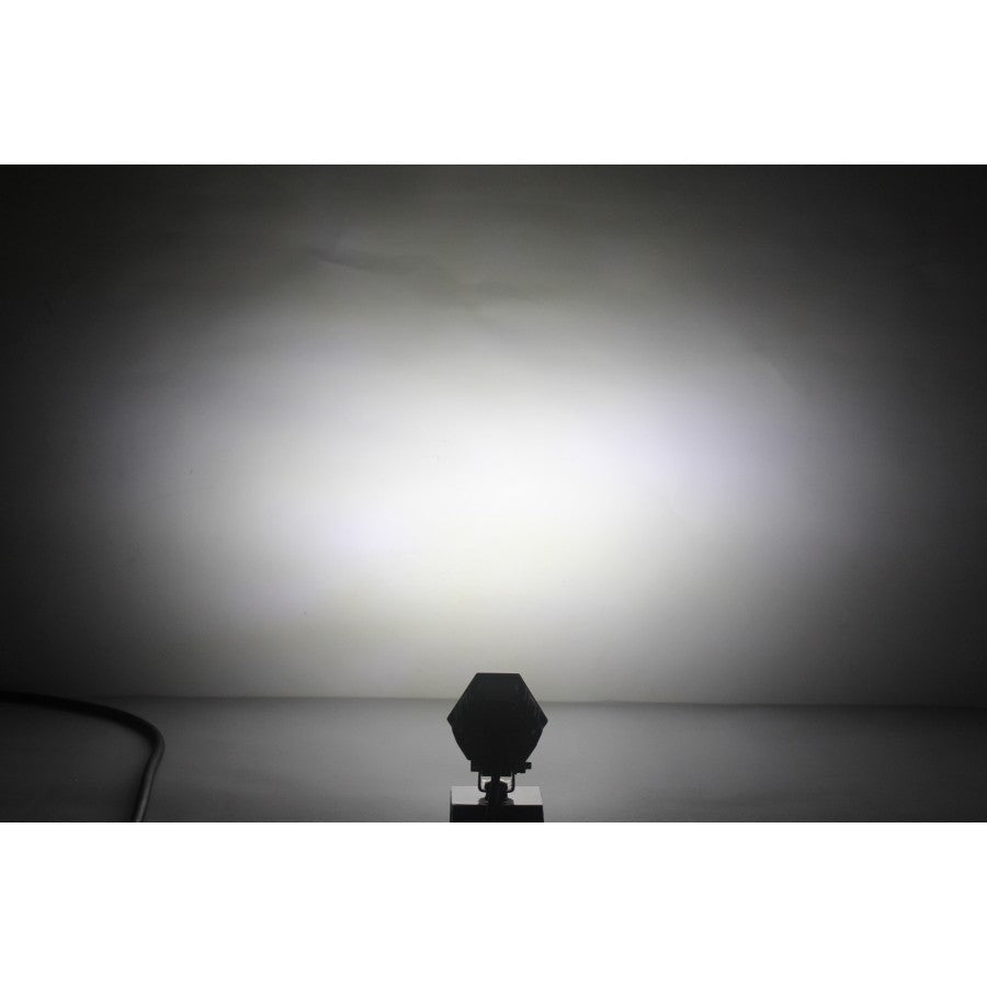 PRIZM™ 9W LED Mini Work Light – Compact Heavy Duty Flood Beam, 12/24V, ECE R10