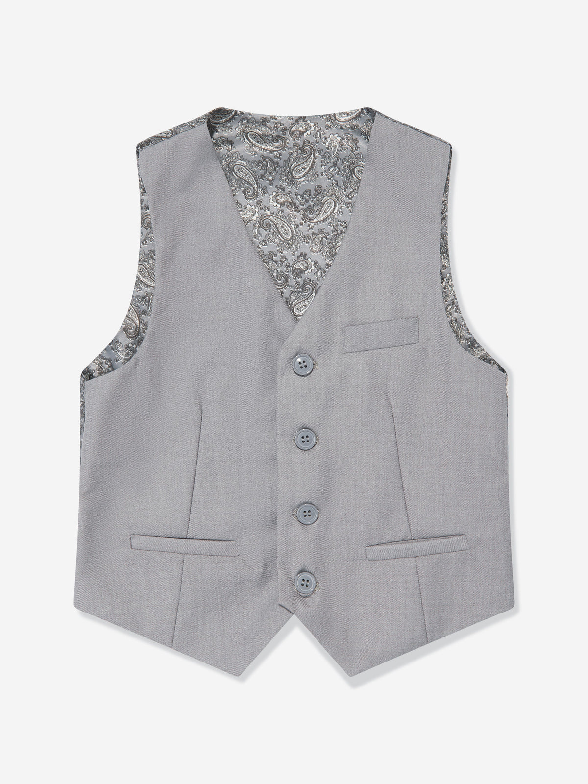 SUITLAB London Boys 7 Piece Suit Set in Grey