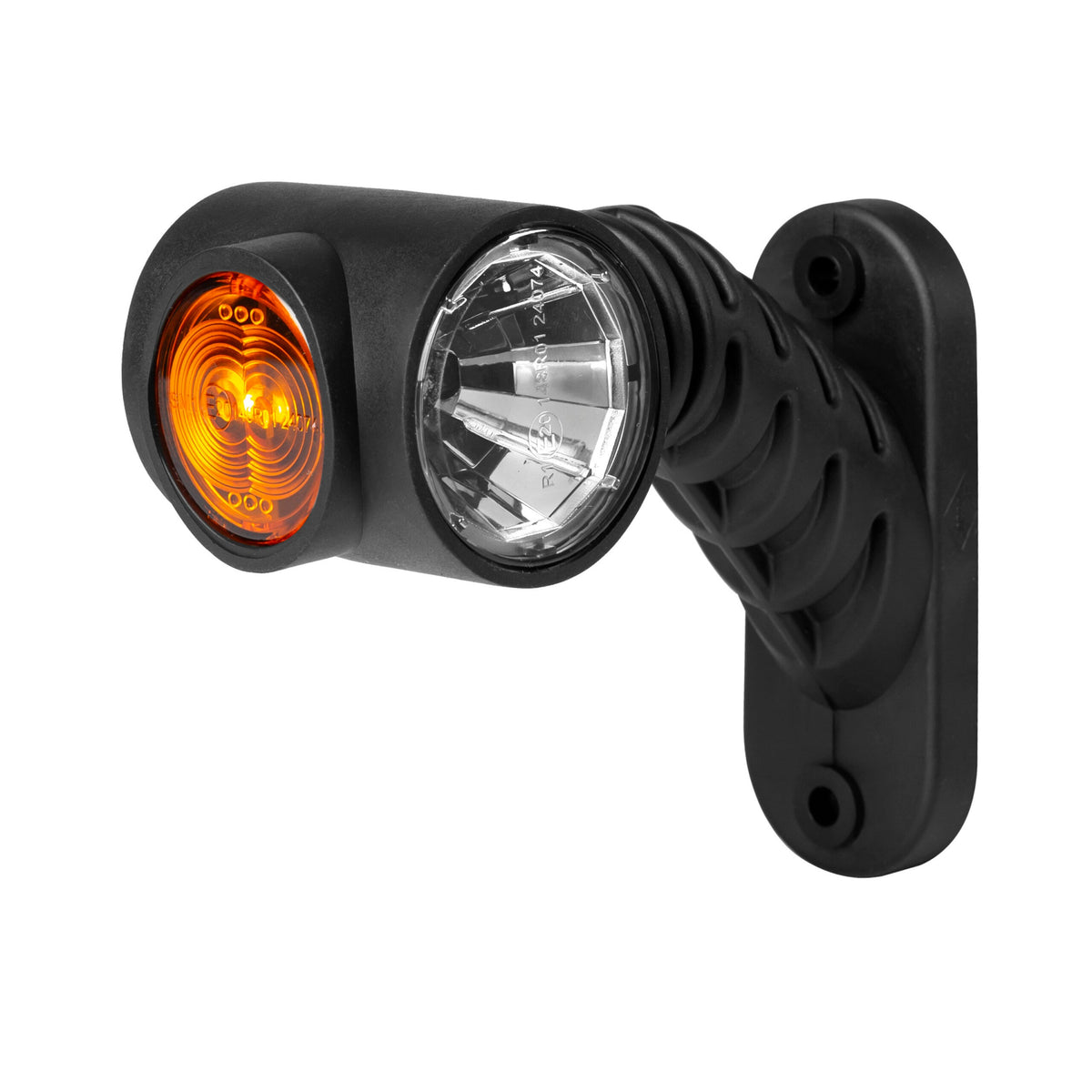Truck LED Flexible Rubber Stalk Mount Angled LED Marker Lamp