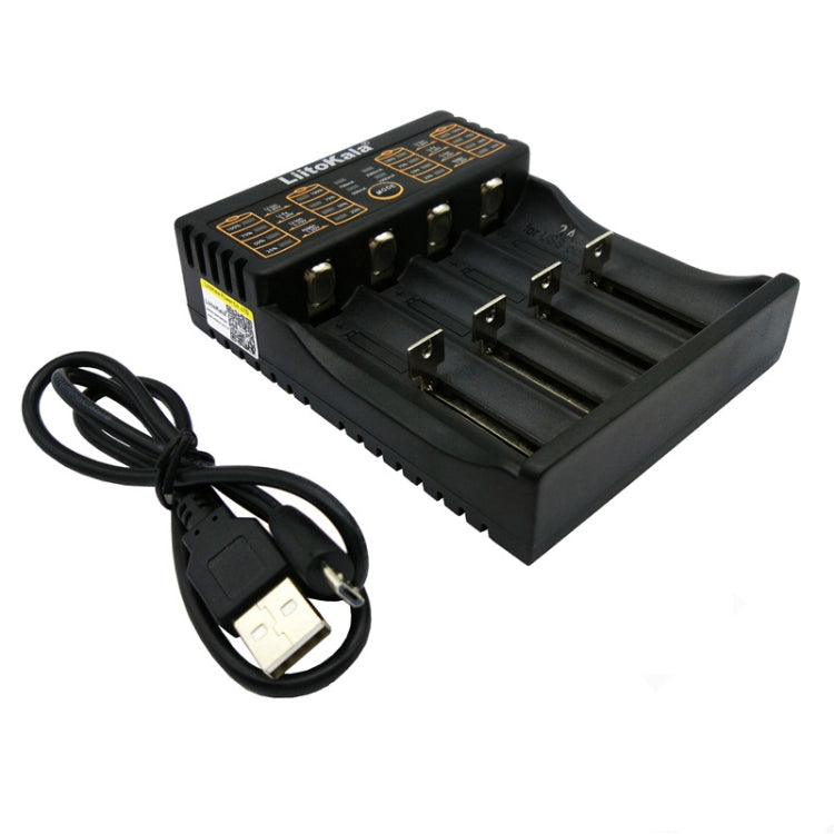 LiitoKala lii-402 4 In 1 Lithium Battery Charger for Li-ion IMR 18650, 18490, 18350, 17670, 17500, 16340(RCR123), 14500, 10440