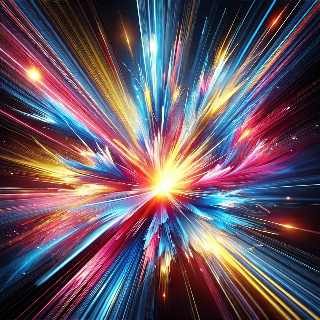 Light Explosion Burst Cotton Cushion