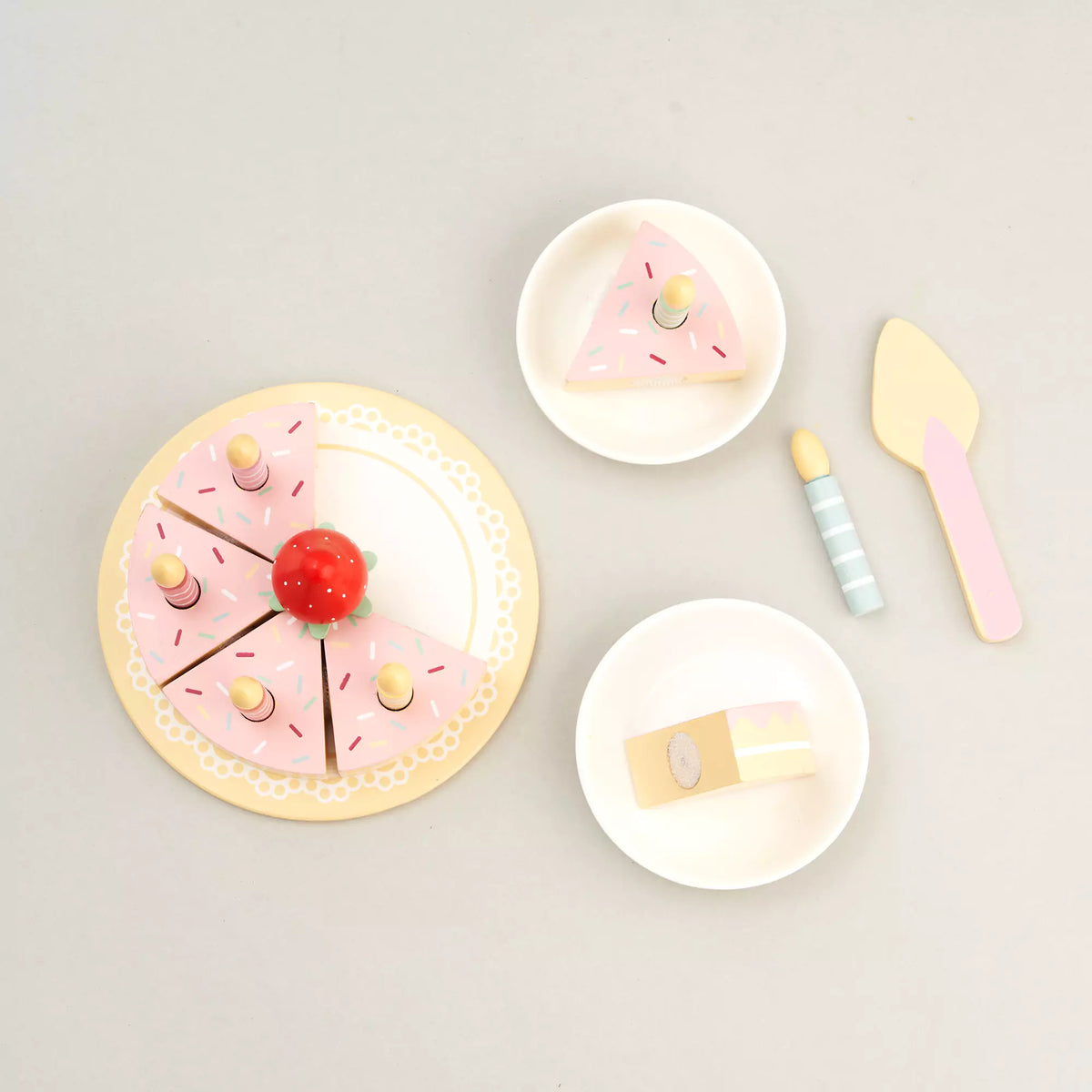 Little Baker Wooden Birthday Cake