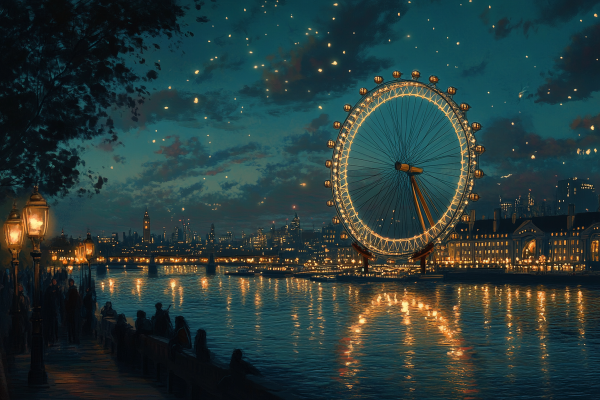 London Nightlight Canvas