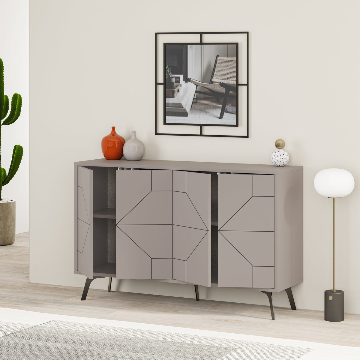 Dune Console Sideboard Display Unit 123cm