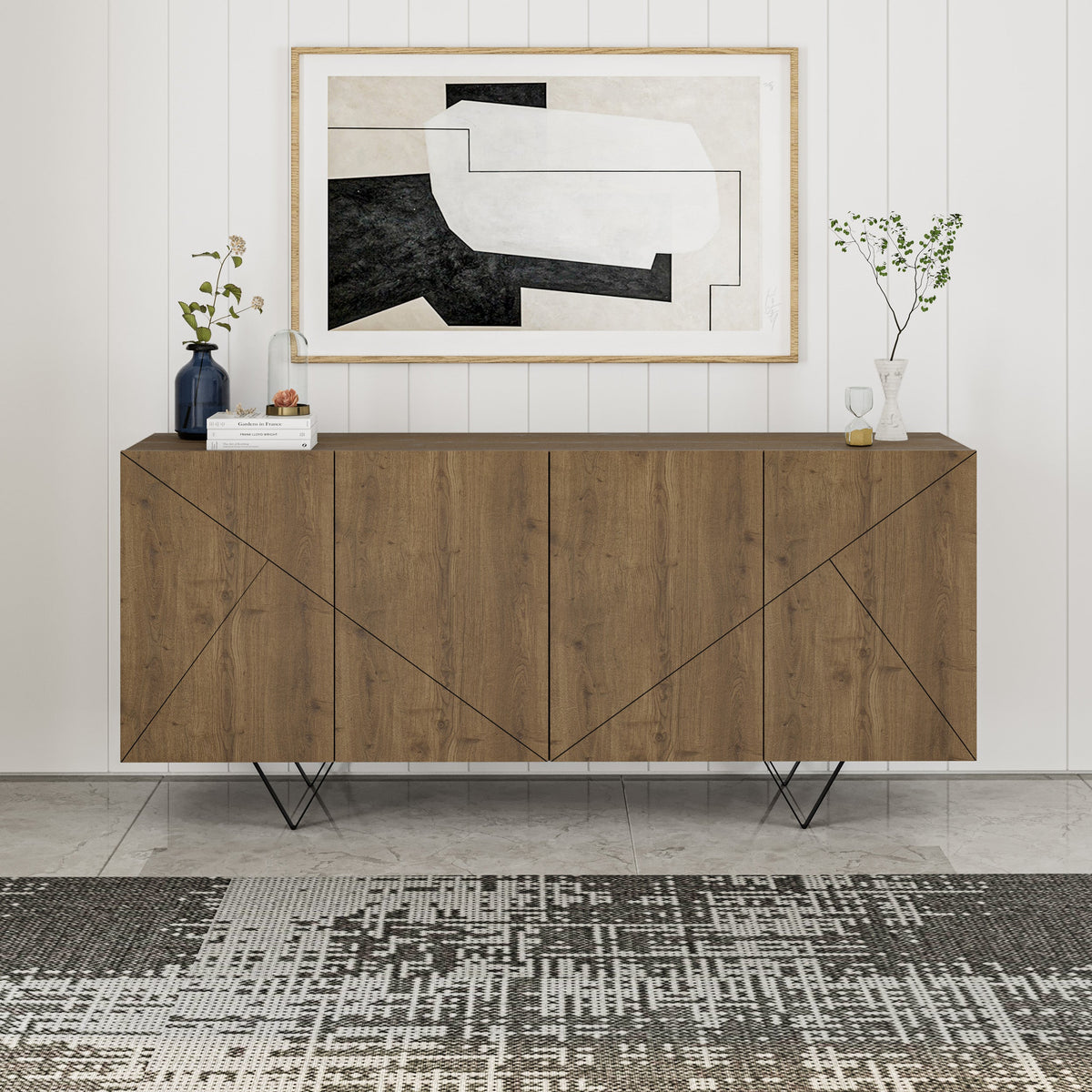 Jakomen 4 Door Sideboard Storage Unit