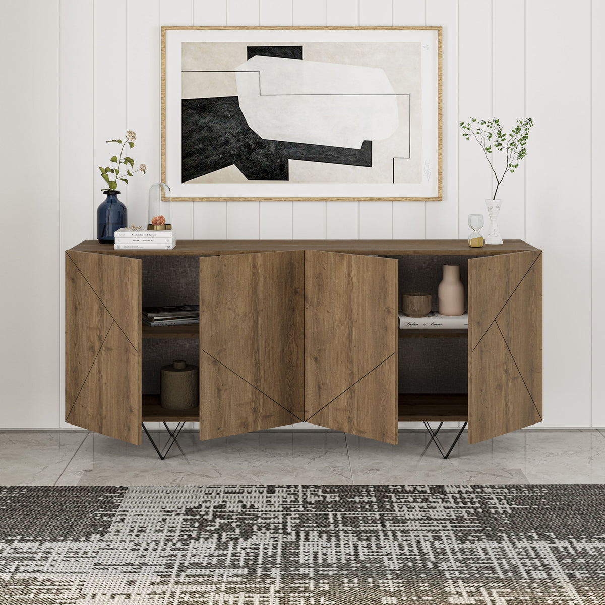 Jakomen 4 Door Sideboard Storage Unit