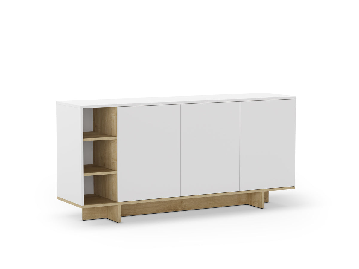Stockton Modern Console Unit with Open Shelves